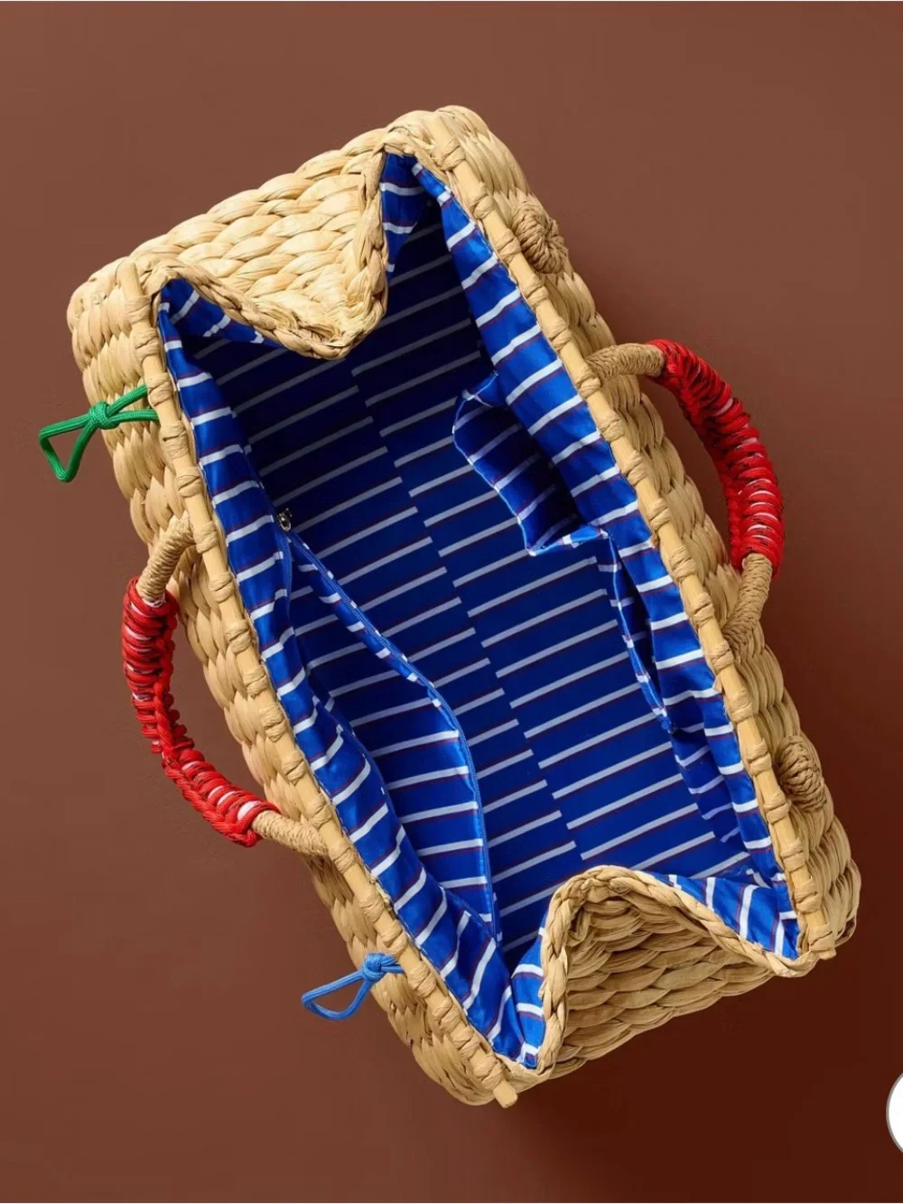 Rosie Assoulin x Target Natural-Woven raffia weekender bag